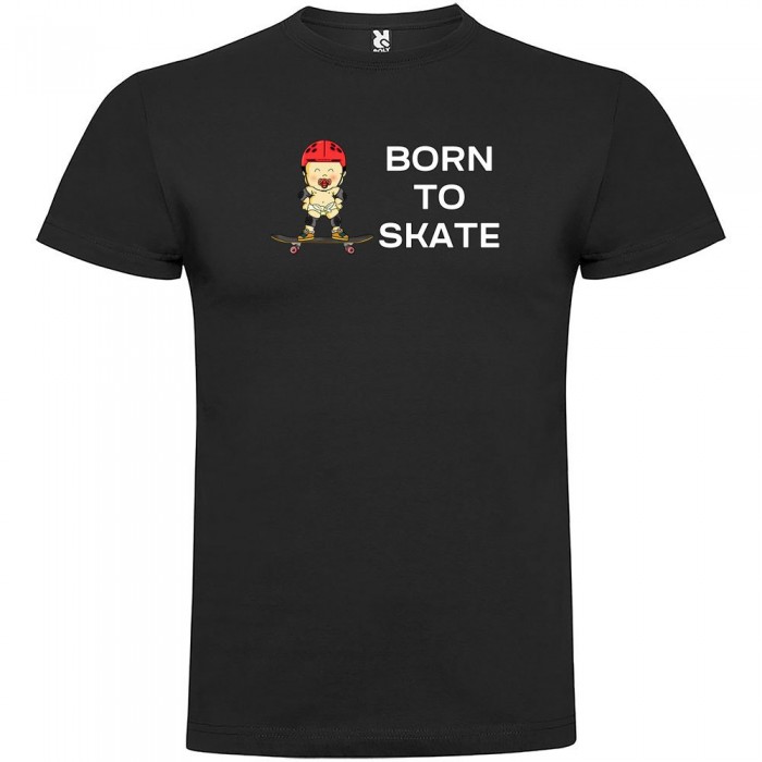 [해외]KRUSKIS Born To Skate 숏 슬리브 T-shirt 반팔 티셔츠 14137538645 Black