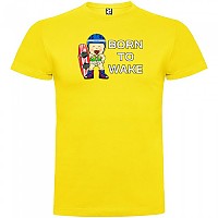 [해외]KRUSKIS Born To Wake 숏 슬리브 T-shirt 반팔 티셔츠 14137538704 Yellow