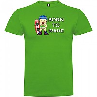 [해외]KRUSKIS Born To Wake Short 슬리브 T-shirt 반팔 티셔츠 14137538709 Green