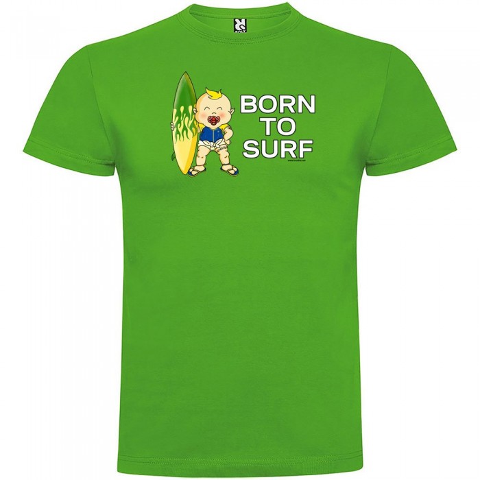 [해외]KRUSKIS Born To Surf 숏 슬리브 T-shirt 반팔 티셔츠 14137538819 Green