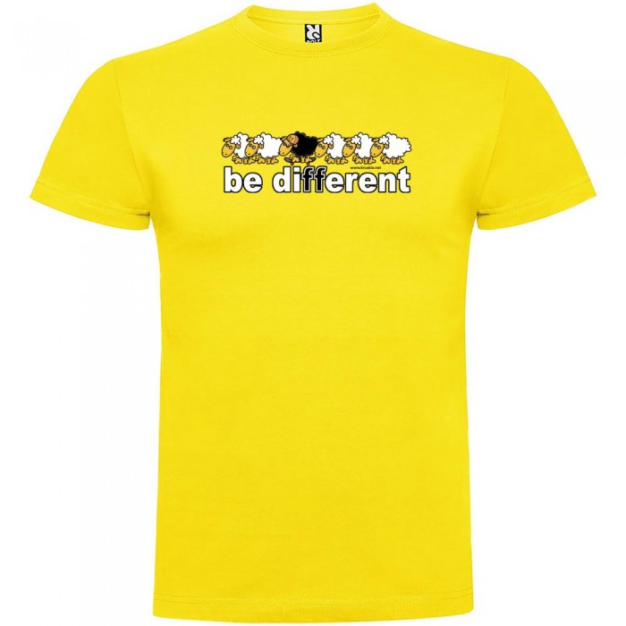 [해외]KRUSKIS Be Different Skate 숏 슬리브 T-shirt 반팔 티셔츠 14137538964 Yellow