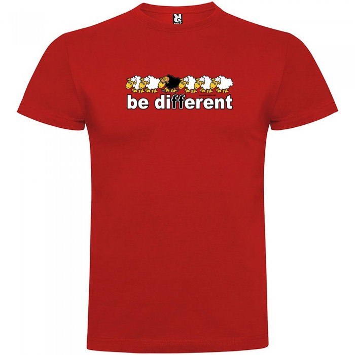 [해외]KRUSKIS Be Different Skate 숏 슬리브 T-shirt 반팔 티셔츠 14137538968 Red