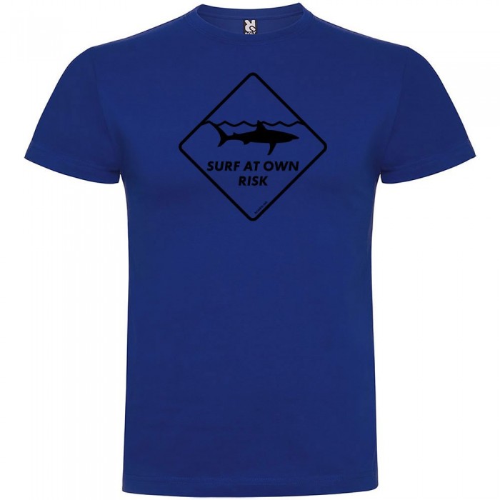 [해외]KRUSKIS Surf At Own Risk 숏 슬리브 T-shirt 반팔 티셔츠 14137539057 Royal Blue