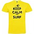 [해외]KRUSKIS Keep Calm and Surf 숏 슬리브 T-shirt 반팔 티셔츠 14137539137 Yellow