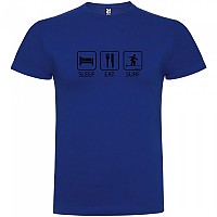 [해외]KRUSKIS Sleep Eat and Surf 숏 슬리브 T-shirt 반팔 티셔츠 14137539210 Royal Blue