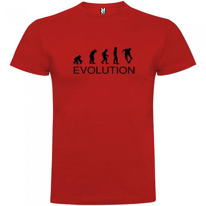 [해외]KRUSKIS Evolution Skate 숏 슬리브 T-shirt 반팔 티셔츠 14137539488 Red