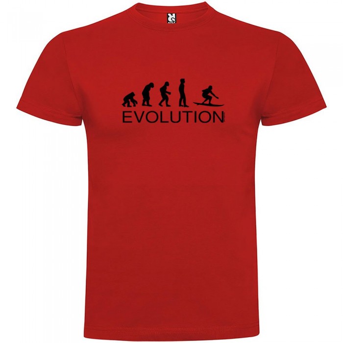 [해외]KRUSKIS Evolution Surf 숏 슬리브 T-shirt 반팔 티셔츠 14137539495 Red