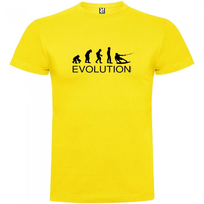 [해외]KRUSKIS Evolution Wake Board 숏 슬리브 T-shirt 반팔 티셔츠 14137539521 Yellow