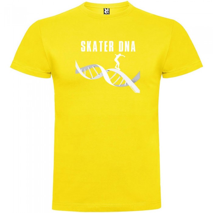[해외]KRUSKIS Skateboard DNA 숏 슬리브 T-shirt 반팔 티셔츠 14137539670 Yellow