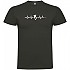 [해외]KRUSKIS Skateboard Heartbeat 숏 슬리브 T-shirt 반팔 티셔츠 14137539816 Dark Grey