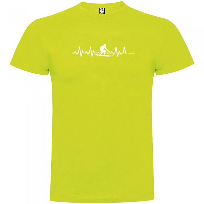 [해외]KRUSKIS Surf Heartbeat 숏 슬리브 T-shirt 반팔 티셔츠 14137539823 Light Green