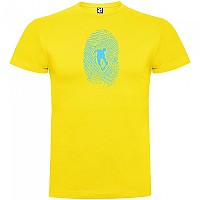 [해외]KRUSKIS Skateboarder Fingerprint 숏 슬리브 T-shirt 반팔 티셔츠 14137540054 Yellow