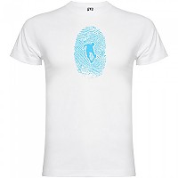 [해외]KRUSKIS Skateboarder Fingerprint 숏 슬리브 T-shirt 반팔 티셔츠 14137540055 White