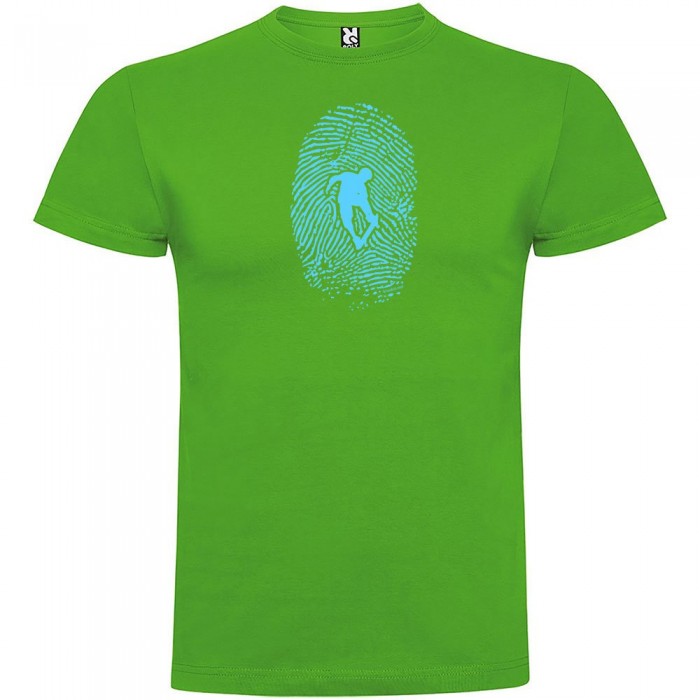 [해외]KRUSKIS Skateboarder Fingerprint 숏 슬리브 T-shirt 반팔 티셔츠 14137540059 Green