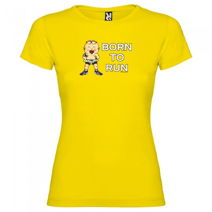 [해외]KRUSKIS Born To Run 반팔 티셔츠 6137538772 Yellow