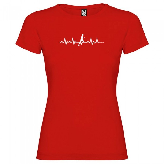 [해외]KRUSKIS Runner Heartbeat 반팔 티셔츠 6137539795 Red