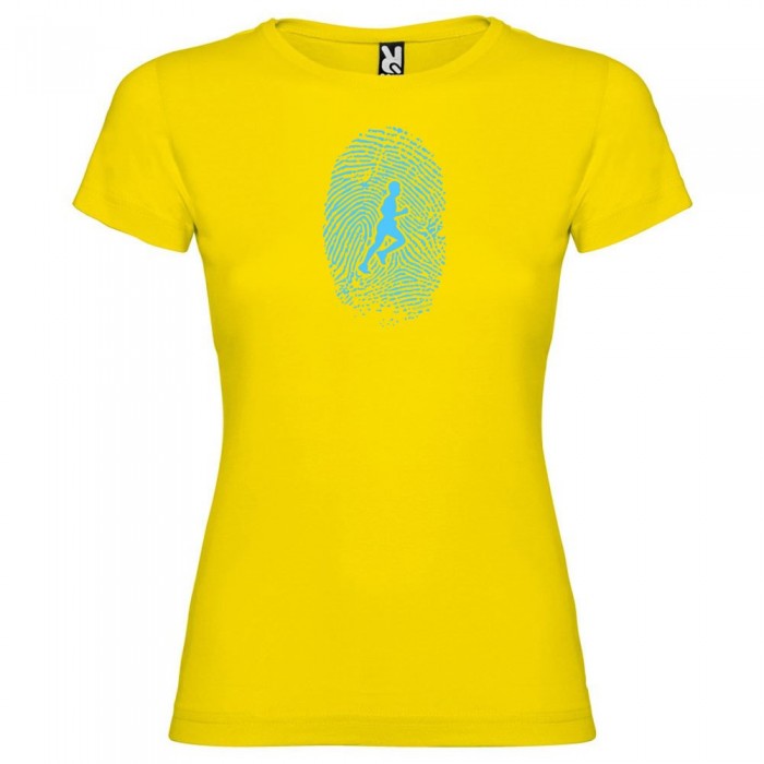 [해외]KRUSKIS 반팔 티셔츠 Runner Fingerprint 6137540023 Yellow
