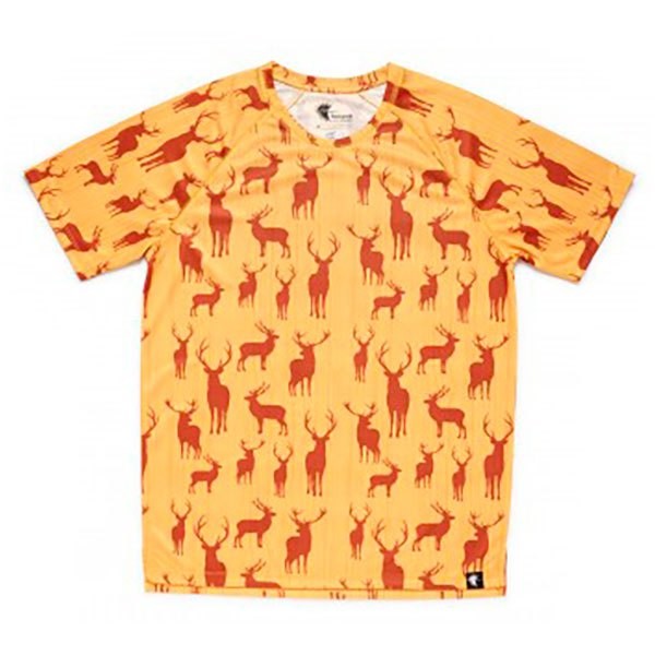 [해외]HOOPOE 반팔 티셔츠 Oh My Deer 6137536438 Yellow / Orange