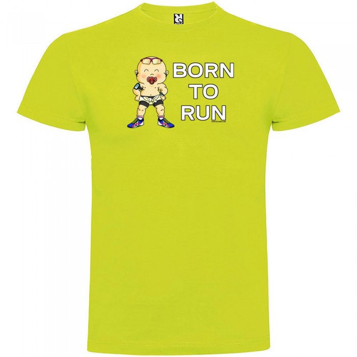 [해외]KRUSKIS Born To Run 반팔 티셔츠 6137538766 Light Green