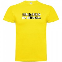 [해외]KRUSKIS Be Different Run 반팔 티셔츠 6137538924 Yellow