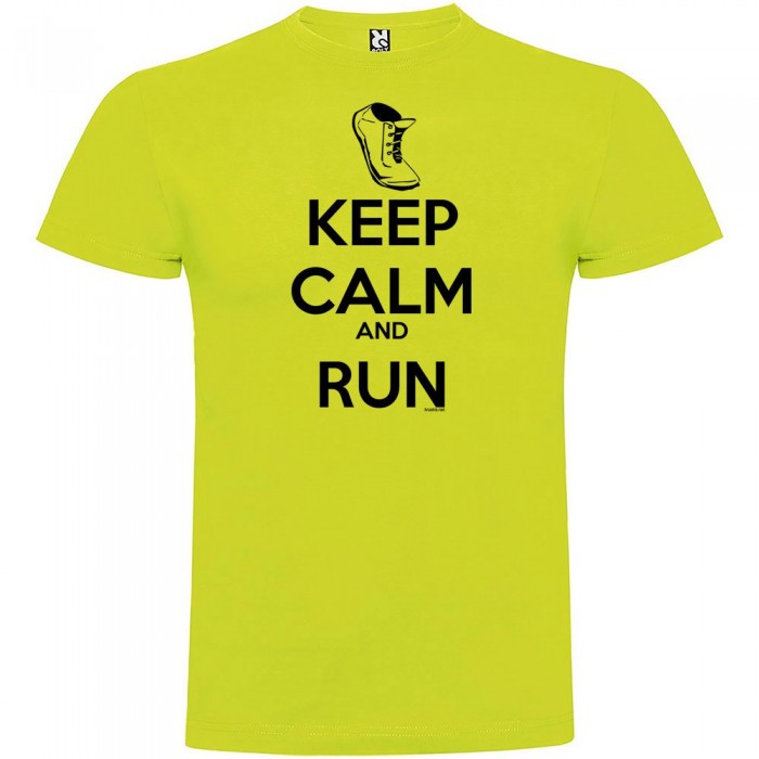 [해외]KRUSKIS Keep Calm And Run 반팔 티셔츠 6137539117 Light Green