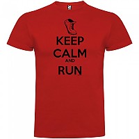 [해외]KRUSKIS Keep Calm And Run 반팔 티셔츠 6137539118 Red