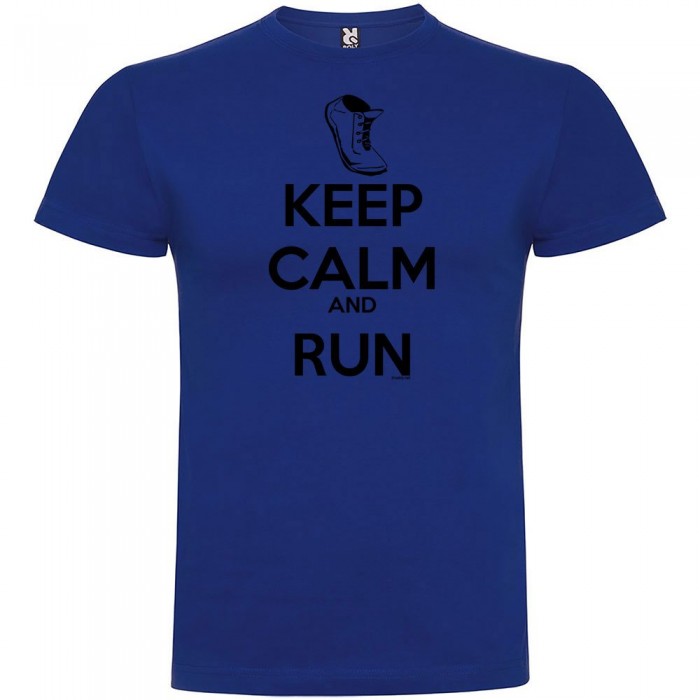 [해외]KRUSKIS Keep Calm And Run 반팔 티셔츠 6137539119 Royal Blue