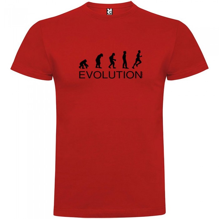 [해외]KRUSKIS Evolution 런닝 반팔 티셔츠 6137539467 Red