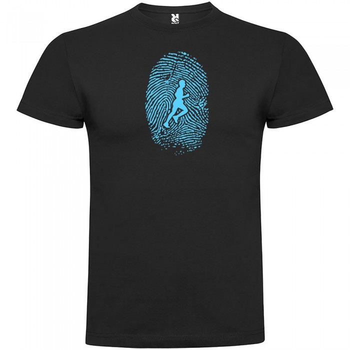 [해외]KRUSKIS 반팔 티셔츠 Runner Fingerprint 6137540016 Black
