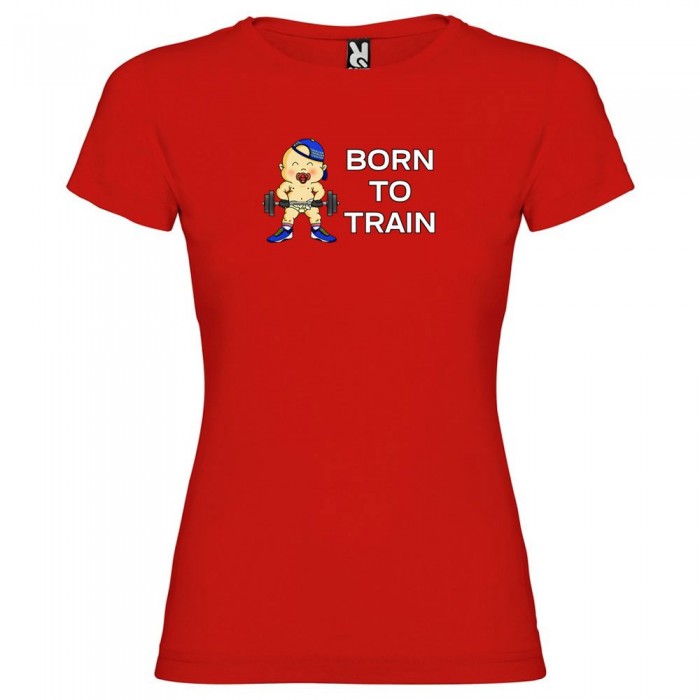 [해외]KRUSKIS 반팔 티셔츠 Born To Train 7137538720 Red
