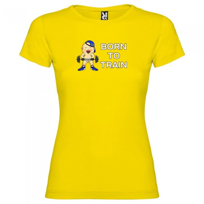 [해외]KRUSKIS Born To Train 반팔 티셔츠 7137538722 Yellow