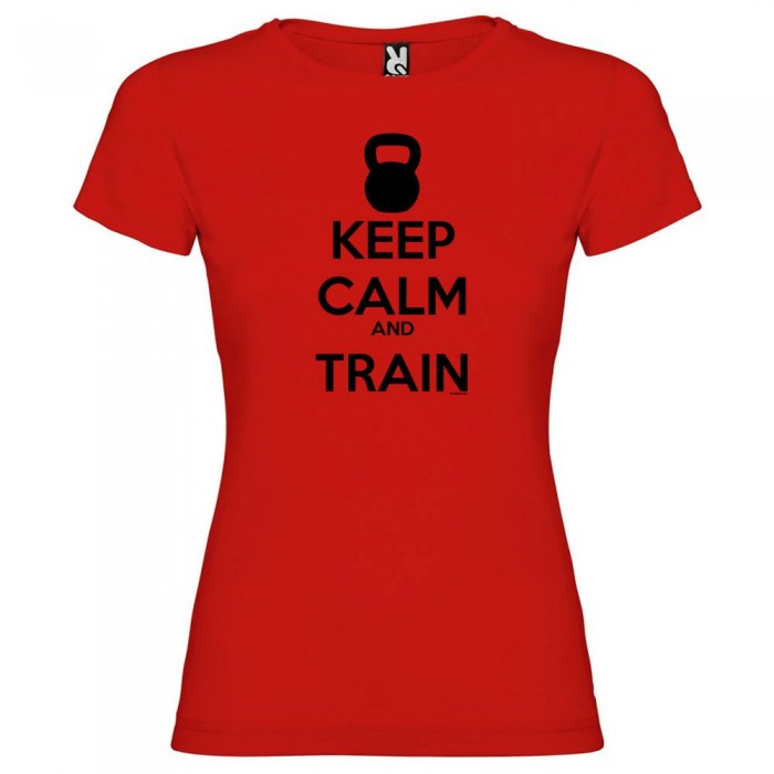 [해외]KRUSKIS Keep Calm And Train 반팔 티셔츠 7137539155 Red