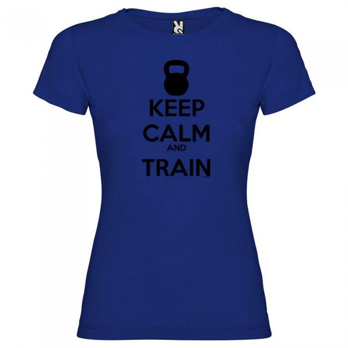 [해외]KRUSKIS Keep Calm And Train 반팔 티셔츠 7137539156 Royal Blue
