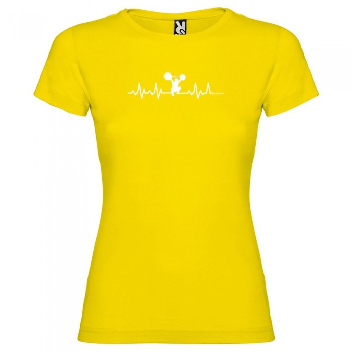 [해외]KRUSKIS Fitness Heartbeat 반팔 티셔츠 7137539813 Yellow