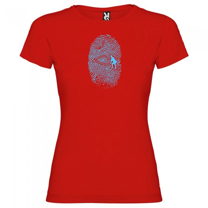 [해외]KRUSKIS Crossfit Fingerprint 반팔 티셔츠 7137540041 Red
