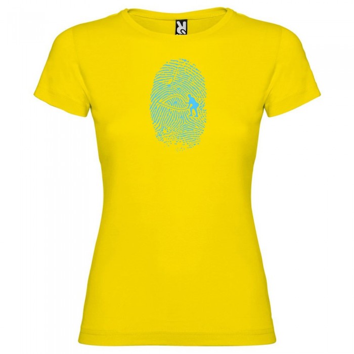 [해외]KRUSKIS Crossfit Fingerprint 반팔 티셔츠 7137540043 Yellow
