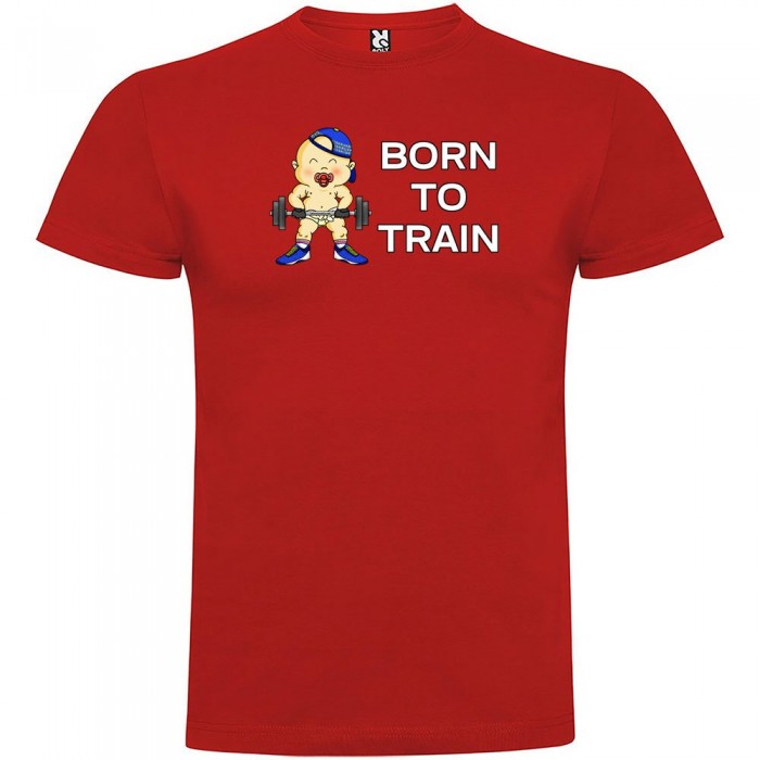 [해외]KRUSKIS Born To Train 반팔 티셔츠 7137538718 Red