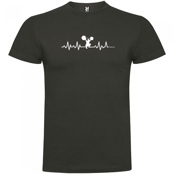 [해외]KRUSKIS Fitness Heartbeat 반팔 티셔츠 7137539808 Dark Grey