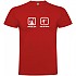 [해외]KRUSKIS 프로blem 솔루션 Smash 반팔 티셔츠 12137538192 Red