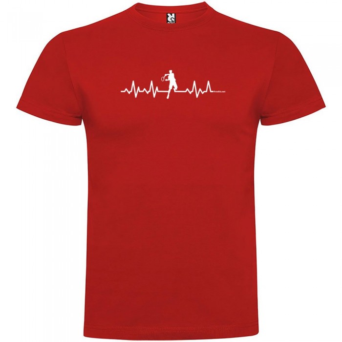 [해외]KRUSKIS 테니스 Heartbeat 반팔 티셔츠 12137539753 Red