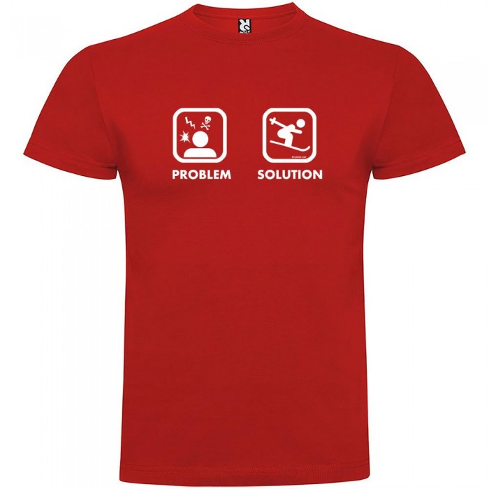 [해외]KRUSKIS 반팔 티셔츠 프로blem 솔루션 스키 5137538261 Red