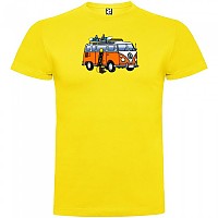 [해외]KRUSKIS 반팔 티셔츠 Hippie Van Snowboard 5137538534 Yellow