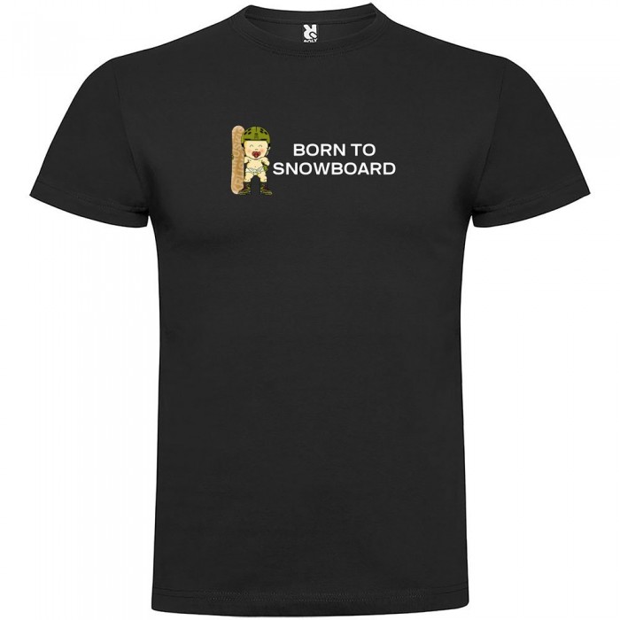 [해외]KRUSKIS 반팔 티셔츠 Born To Snowboard 5137538695 Black