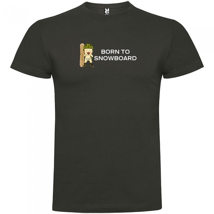 [해외]KRUSKIS 반팔 티셔츠 Born To Snowboard 5137538697 Dark Grey