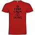 [해외]KRUSKIS 반팔 티셔츠 Keep Calm And Go 스키ing 5137539360 Red