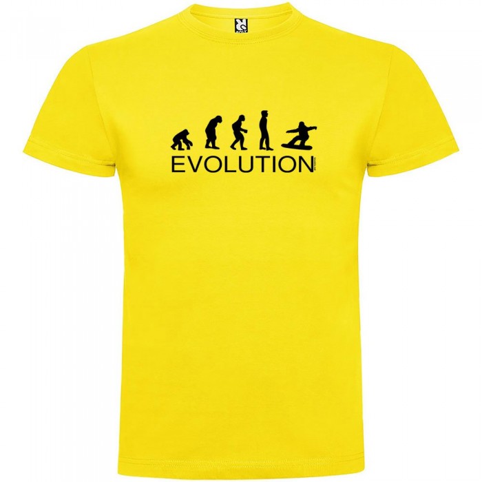 [해외]KRUSKIS 반팔 티셔츠 Evolution Snowboard 5137539395 Yellow