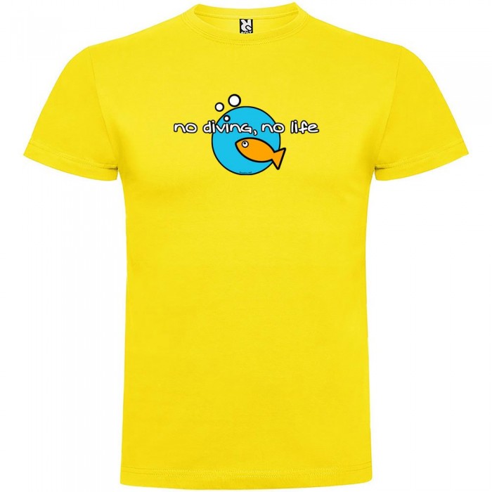 [해외]KRUSKIS No Diving No Life 반팔 티셔츠 10137537744 Yellow