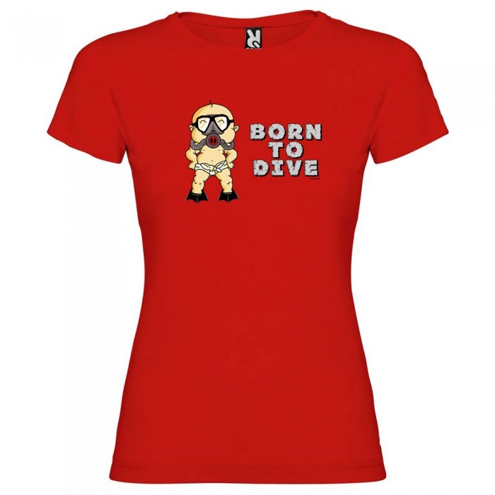 [해외]KRUSKIS Born To Dive 반팔 티셔츠 10137537760 Red