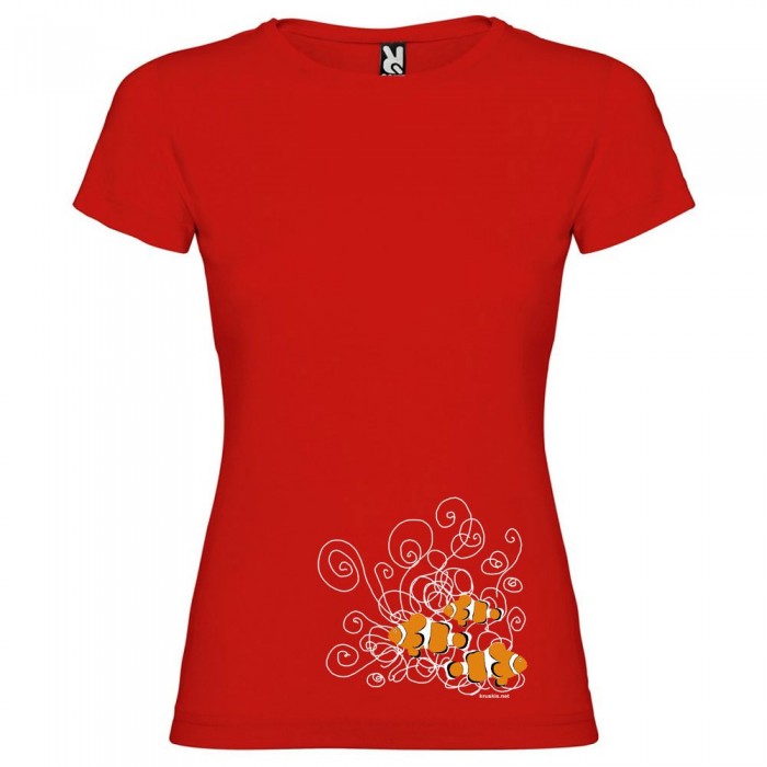 [해외]KRUSKIS Clownfish 반팔 티셔츠 10137537889 Red