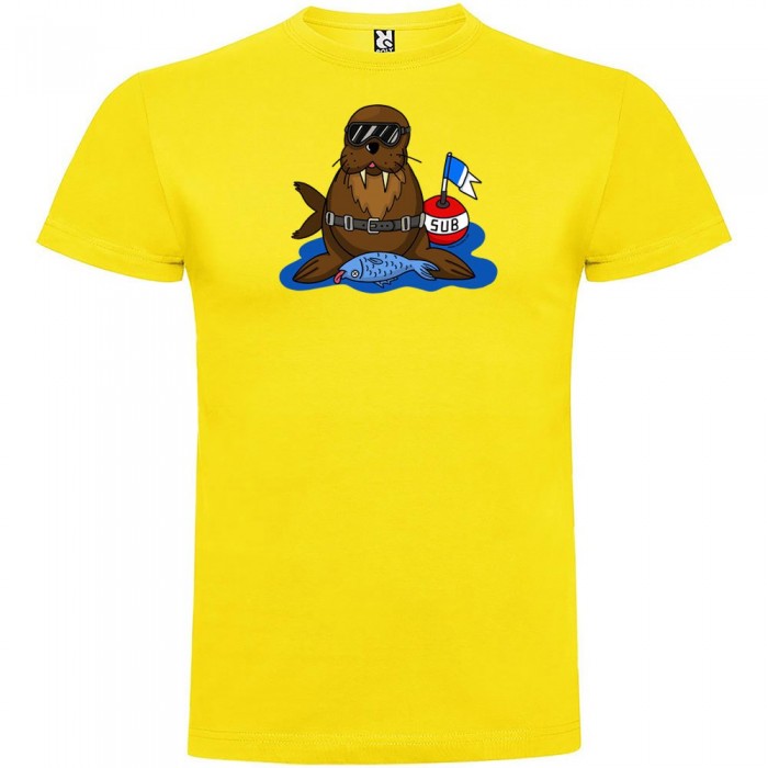 [해외]KRUSKIS Walrus 반팔 티셔츠 10137538424 Yellow